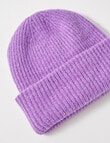 Whistle Accessories Ribbed Beanie, Amethyst product photo View 02 S