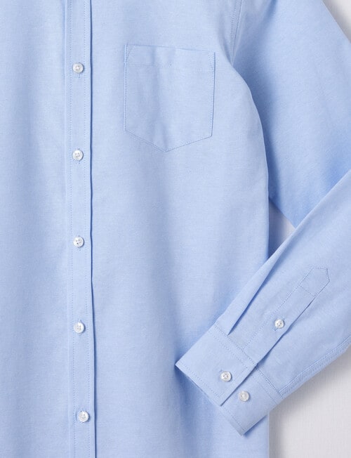 High Street Formal Long sleeve Shirt, Oxford Blue product photo View 02 L
