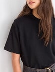 Mineral Boxy Tee, Black product photo View 04 S