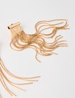Whistle Accessories Snake Curtain Drop Earring, Imitation Gold product photo View 04 S