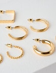 Whistle Accessories Earring Medley, 6-Pack, Imitation Gold product photo View 03 S