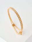 Whistle Accessories Rope Link Bangle, Imitation Gold product photo