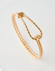 Whistle Accessories Rope Link Bangle, Imitation Gold product photo View 02 S