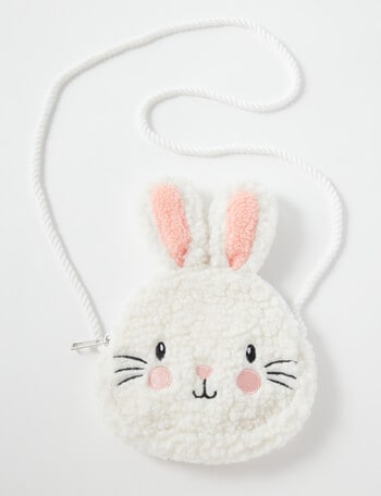 Mac & Ellie Bunny Purse,White product photo