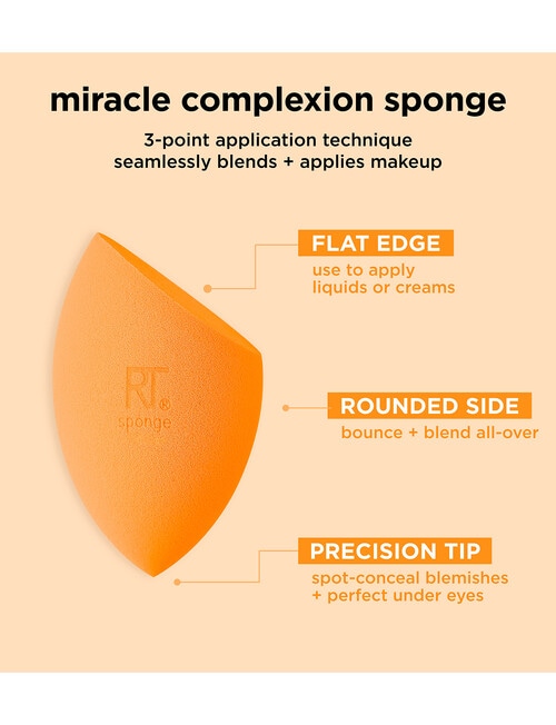 Real Techniques Miracle + Powder Complexion Sponge Duo product photo View 03 L