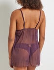 Perfects Be Free Lace Chemise, Midnight Plum, 10-18 product photo View 02 S