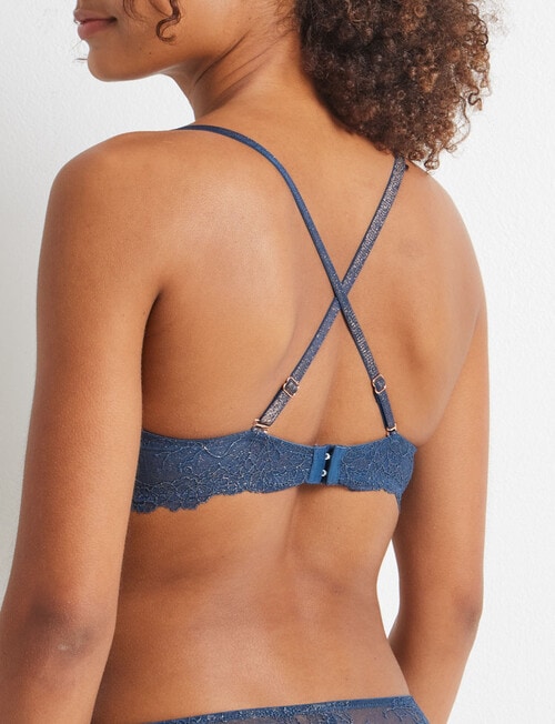 Perfects Bombshell Super Boost Bra, Blue Wing, A-D product photo View 03 L