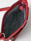 Pronta Moda Paisley Crossbody Bag, Red product photo View 05 S