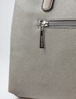 Pronta Moda Maggie Contrast Tote, Oyster & Metallic product photo View 05 S