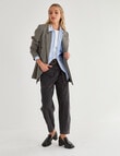 Mineral Ash Houndstooth Blazer, Natural & Black product photo View 03 S