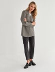 Mineral Ash Houndstooth Blazer, Natural & Black product photo View 05 S