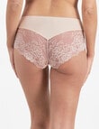 Temple Luxe Lace Hi-Cut Brief, Pastel Rose, 8-14 product photo View 03 S