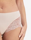 Temple Luxe Lace Hi-Cut Brief, Pastel Rose, 8-14 product photo View 05 S