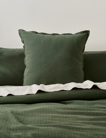 Domani Verona Euro Pillowcase, Green product photo