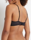 Perfects Wirefree Bra with Lace Cups, Black, A-D product photo View 02 S