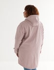 Studio Curve Showerproof Coat, Pink product photo View 02 S