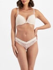 Temple Luxe Lace Bikini Brief, Pastel Rose, 8-14 product photo View 04 S