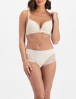 Temple Luxe Lace Push Up Level 2 Bra, Pastel Rose, 10A-14D product photo View 05 S