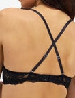 Temple Luxe Lace Push Up Level 2 Bra, Black, 10A-14D product photo View 04 S