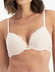 Temple Luxe Lace Push Up Bra, Pastel Rose, 10A-14DD product photo View 03 S