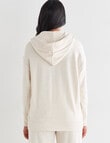 Zest Supersoft Hooded Terry Sweatshirt, Oat Marle product photo View 02 S