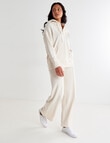 Zest Supersoft Wide Leg Pant Terry, Oat Marle product photo View 03 S