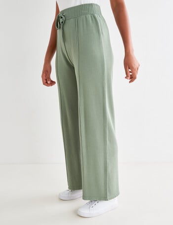 Zest Supersoft Wide Leg Pant Terry, Bay leaf product photo