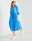 Zest Jersey Dress, Blue Wash product photo View 03 S