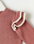 Teeny Weeny Maeve's Enchanted Wood Knit Cardigan, Elsie Pink product photo View 02 S