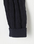 Teeny Weeny Knit Jacquard Legging, Navy product photo View 02 S