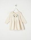Teeny Weeny Knit Dress, Warm White product photo
