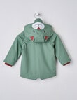Teeny Weeny Cat Water Repellent Coat, Sage product photo View 02 S