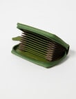 Carte Leather Small Zippy Wallet, Fern product photo View 03 S