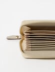 Carte Leather Small Zippy Wallet, Wild Oat product photo View 02 S