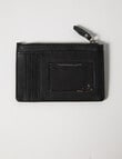 Carte Leather Card Holder, Black product photo View 03 S