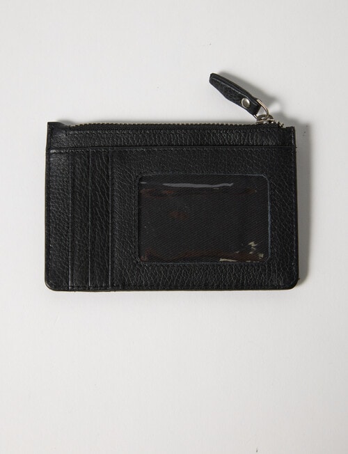 Carte Leather Card Holder, Black product photo View 03 L