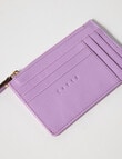 Carte Leather Card Holder, Foxglove product photo View 02 S