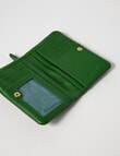 Carte Leather Medium Dome Wallet, Monstera Green product photo View 02 S