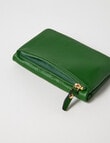 Carte Leather Medium Dome Wallet, Monstera Green product photo View 03 S