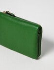Carte Leather Medium Dome Wallet, Monstera Green product photo View 04 S