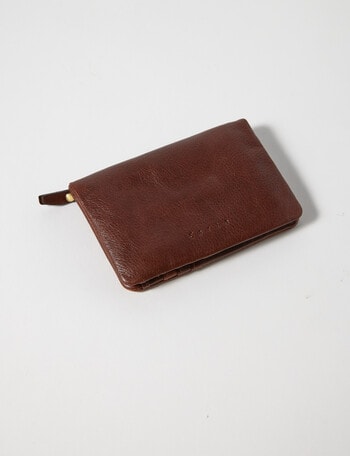 Carte Leather Medium Dome Wallet, Toffee product photo