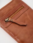 Carte Leather Small Crossbody Bag, Tan product photo View 06 S