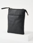 Carte Leather Small Crossbody Bag, Black product photo View 03 S