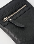 Carte Leather Small Crossbody Bag, Black product photo View 06 S