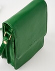 Carte Leather Foldover Crossbody Bag, Monstera Green product photo View 05 S