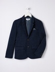 High Street Knit Blazer, Navy product photo