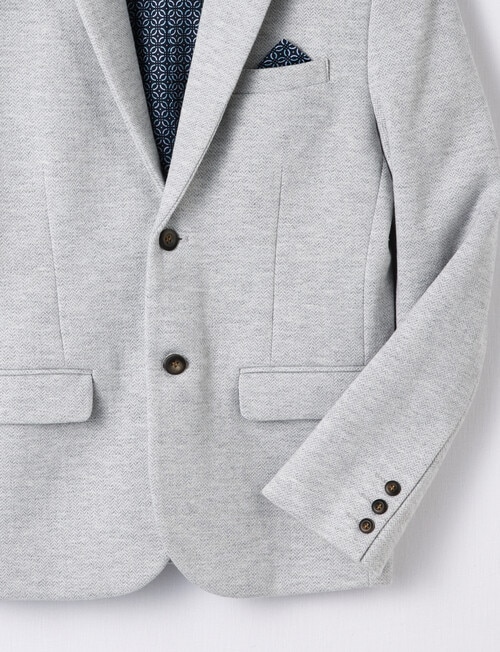 High Street Knit Blazer, Stone product photo View 02 L