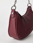 Pronta Moda Sascha Chain Shoulder Bag, Plum product photo View 04 S