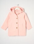 Mac & Ellie Hooded Coat, Light Pink product photo