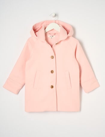 Mac & Ellie Hooded Coat, Light Pink product photo